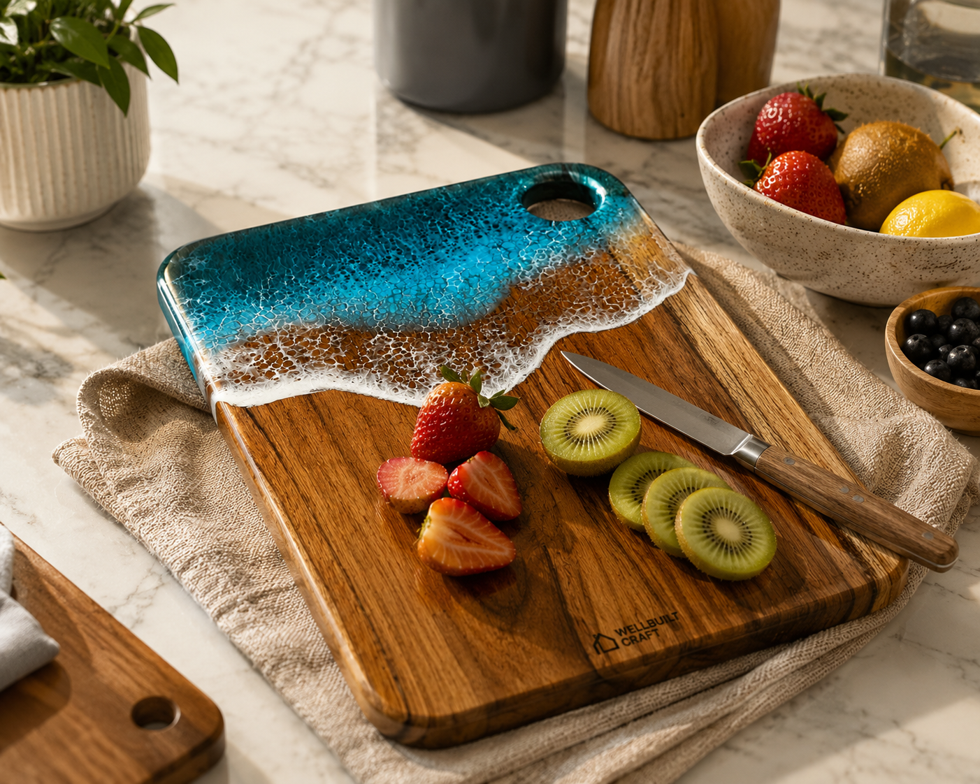 Ocean Wave - Cutting Board / Chopping Board - 11"x9" (Copy) - Image 10