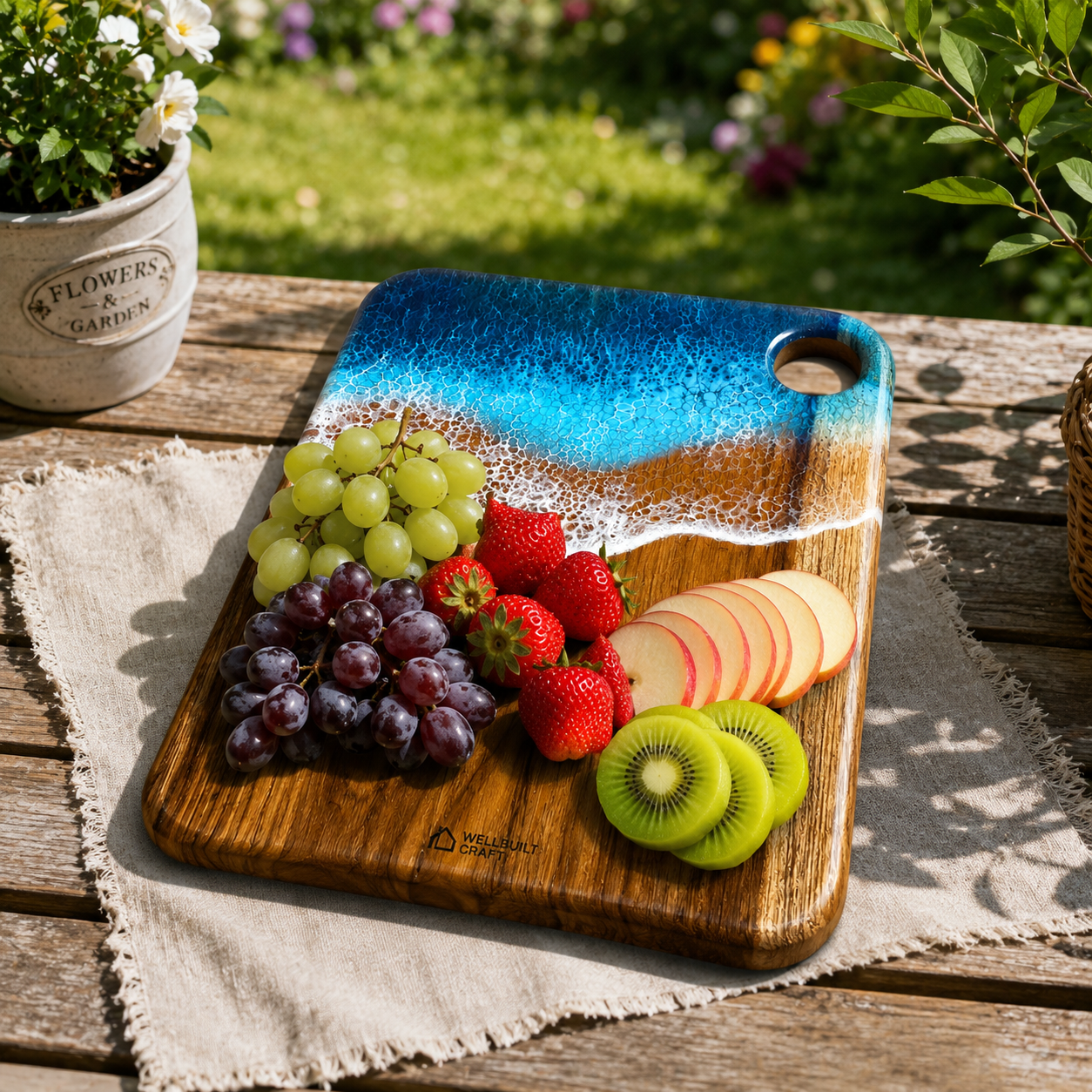 Ocean Wave - Cutting Board / Chopping Board - 11"x9" (Copy) - Image 2