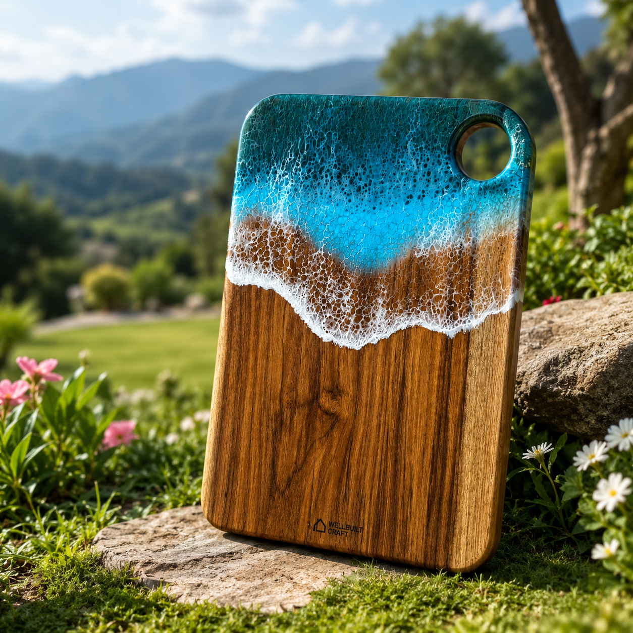 Ocean Wave - Cutting Board / Chopping Board - 11"x9" (Copy) - Image 12